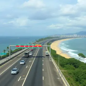pedágios no litoral de São Paulo