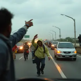 arrastão rodovia dos imigrantes