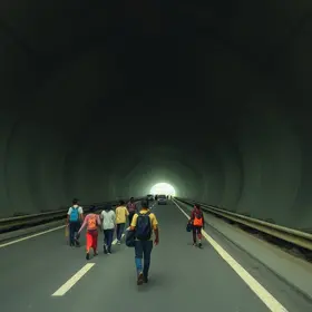 túnel rodoviário