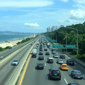 congestionamento rodovias litoral São Paulo