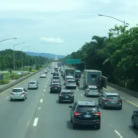 trânsito pesado