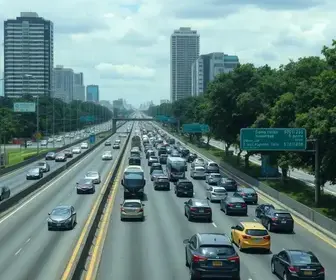congestionamento nas rodovias do litoral de São Paulo