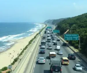 congestionamento na Rodovia dos Imigrantes